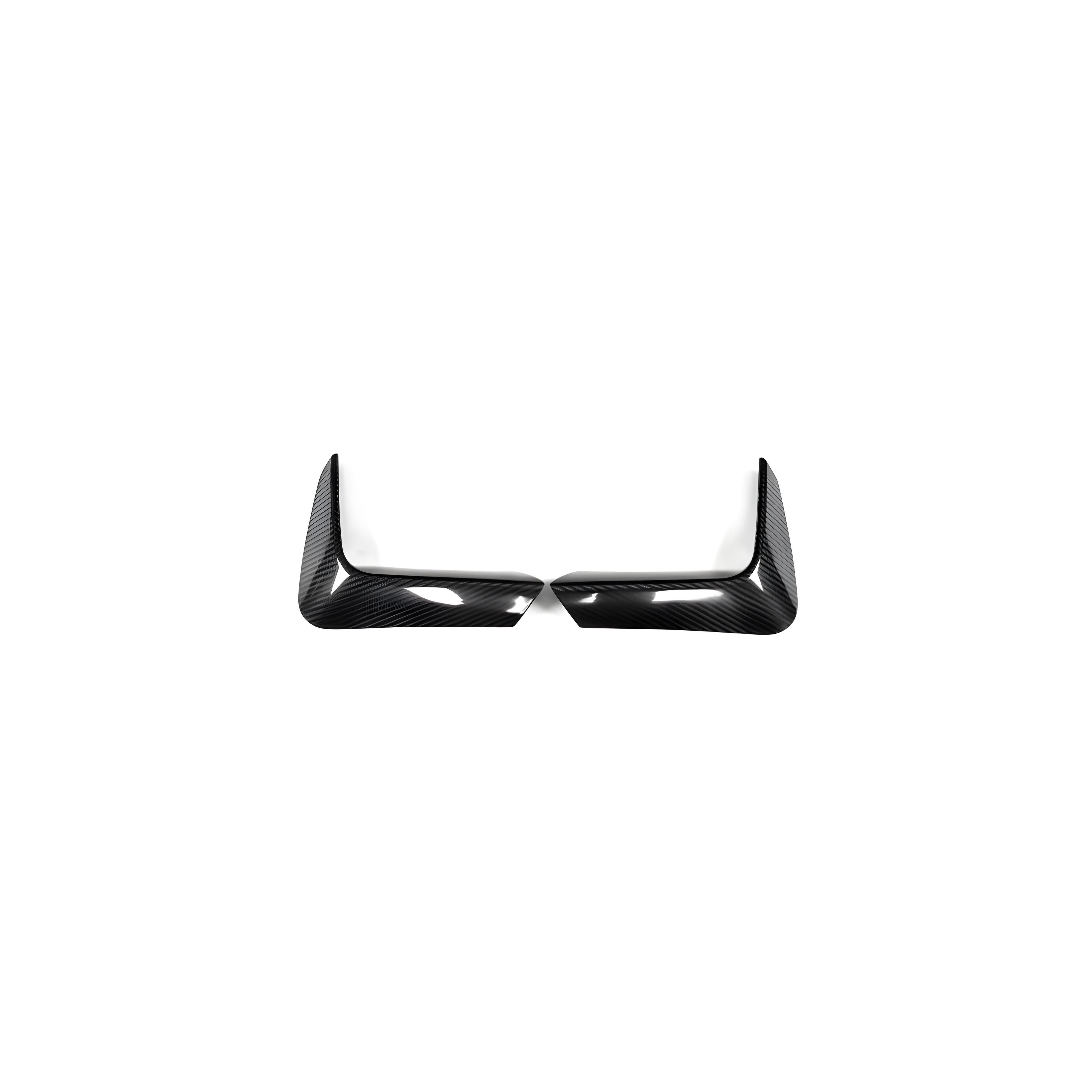 F8X Dry Carbon Fiber Rear Bumper Splitters