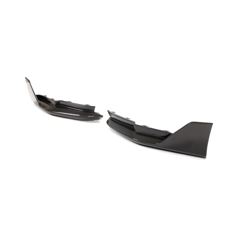 MP Style Carbon Fiber Rear Canard Splitters - BMW G80 M3