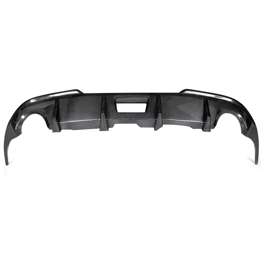 Carbon Fiber Rear Diffuser w/Rain Light - Infinity G37 4D