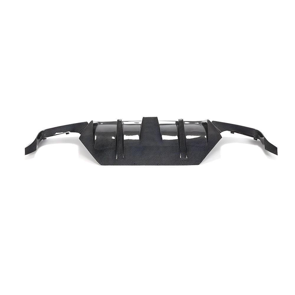 M Tech Style Carbon Fiber Diffuser With Rain Light - BMW F10