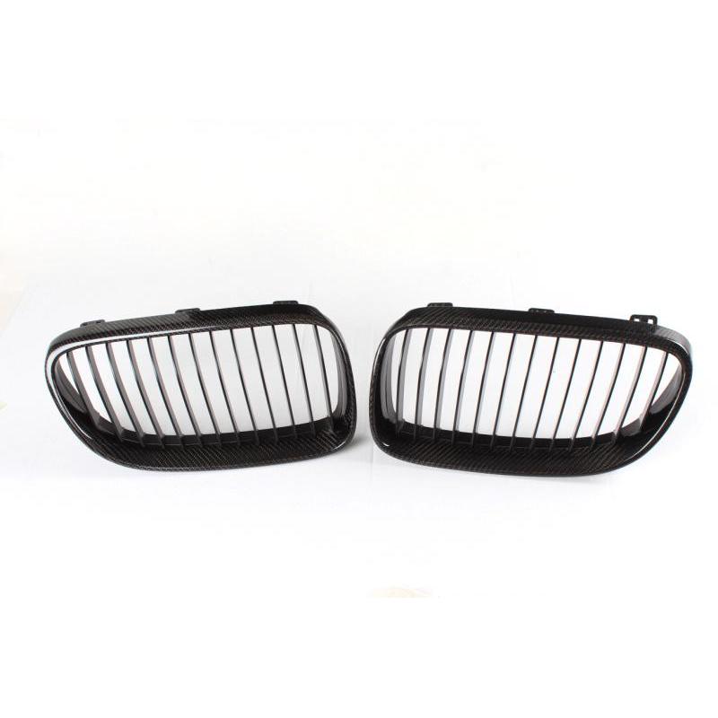 Single Slat Carbon Fiber Grill - BMW E92 LCI
