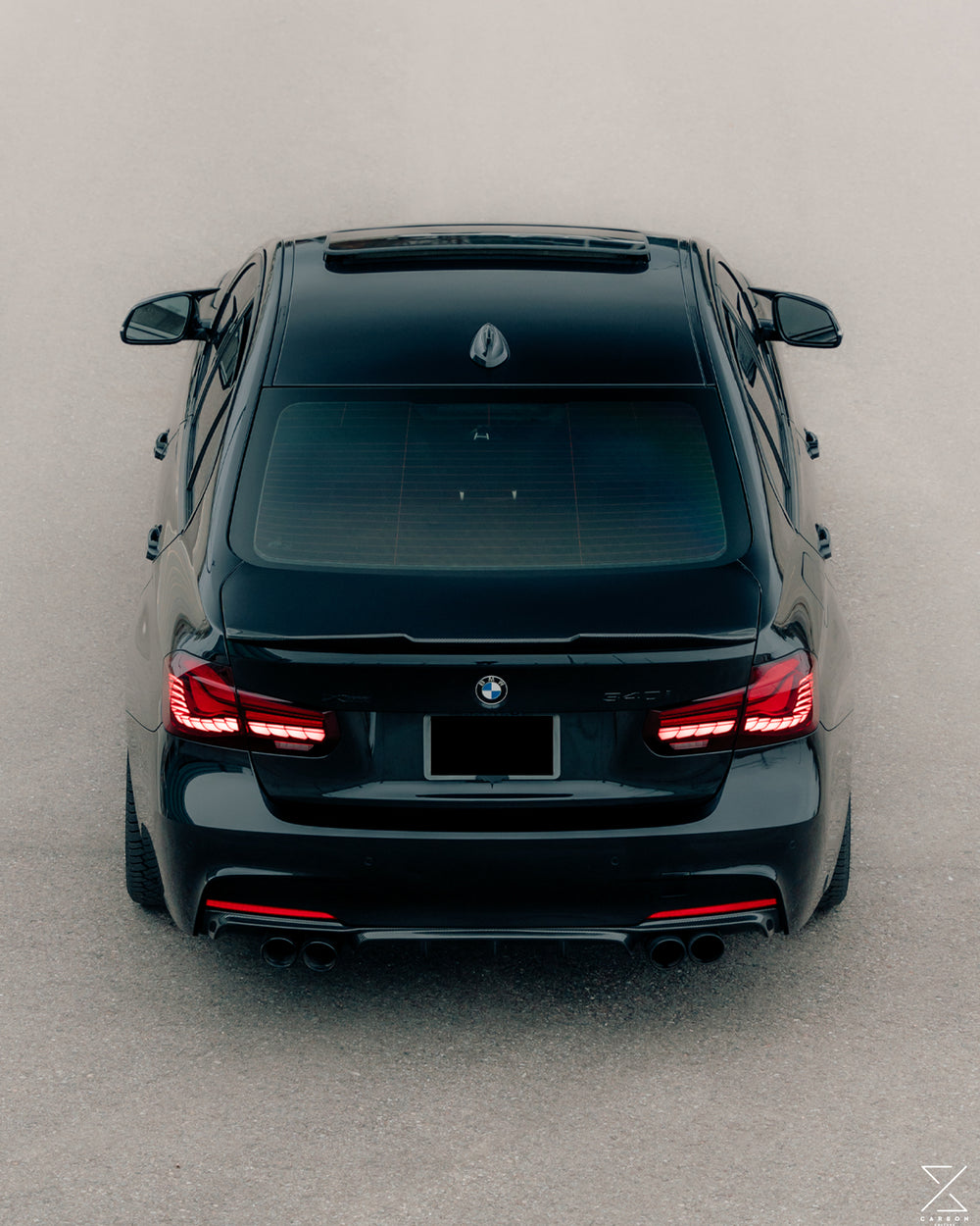 PSM Style High Kick Carbon Fiber Spoiler - BMW F30 3 Series / F80 M3