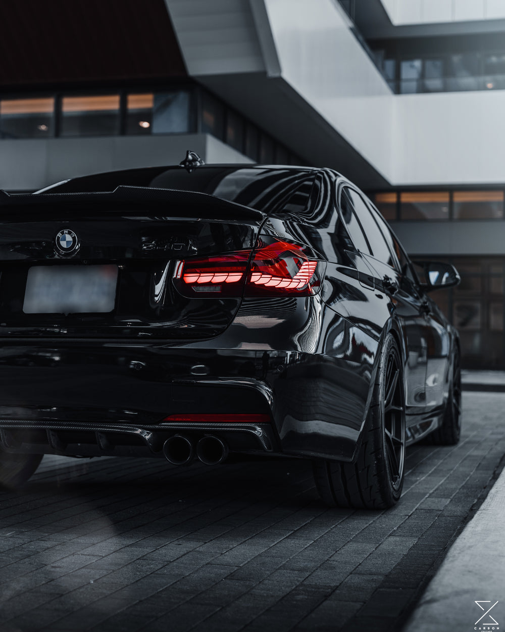 PSM Style High Kick Carbon Fiber Spoiler - BMW F30 3 Series / F80 M3