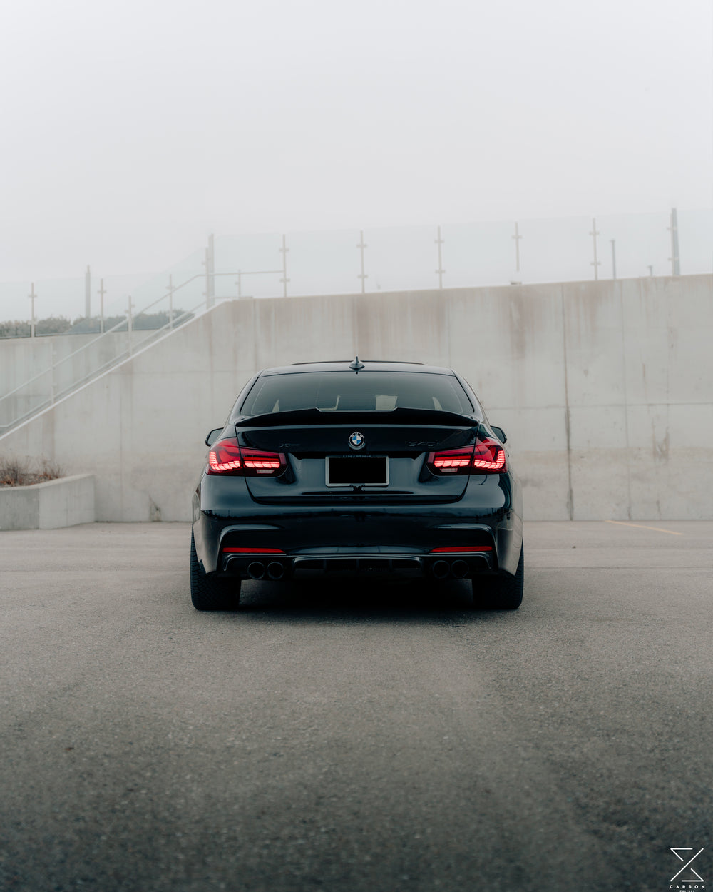 PSM Style High Kick Carbon Fiber Spoiler - BMW F30 3 Series / F80 M3
