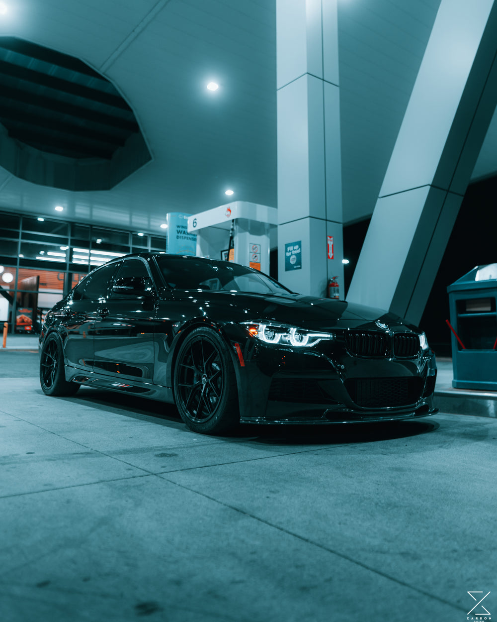 Varis Carbon Fiber Front Lip - BMW F30 3 Series