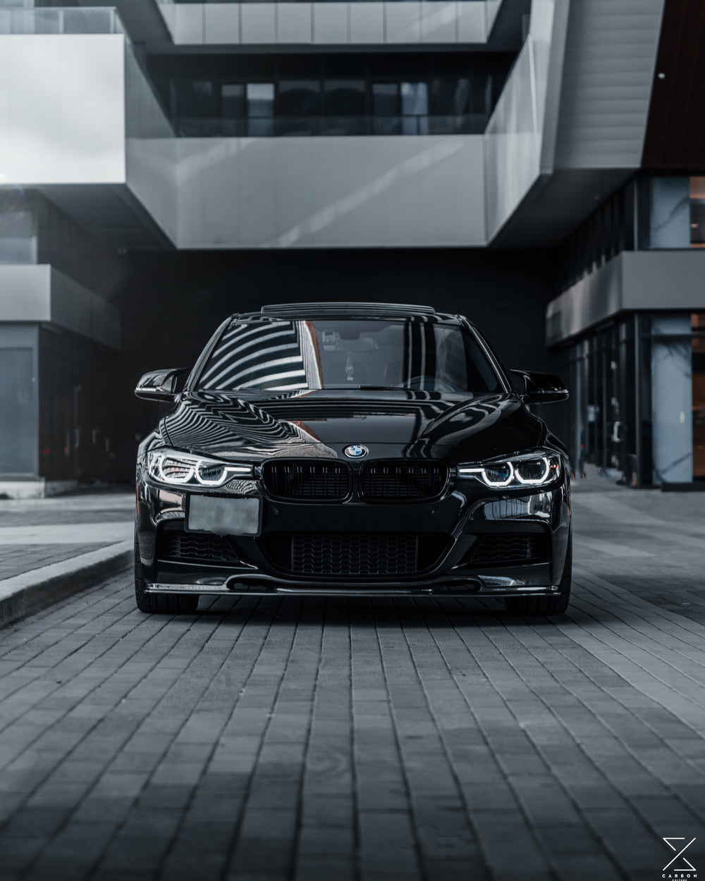 Varis Carbon Fiber Front Lip - BMW F30 3 Series